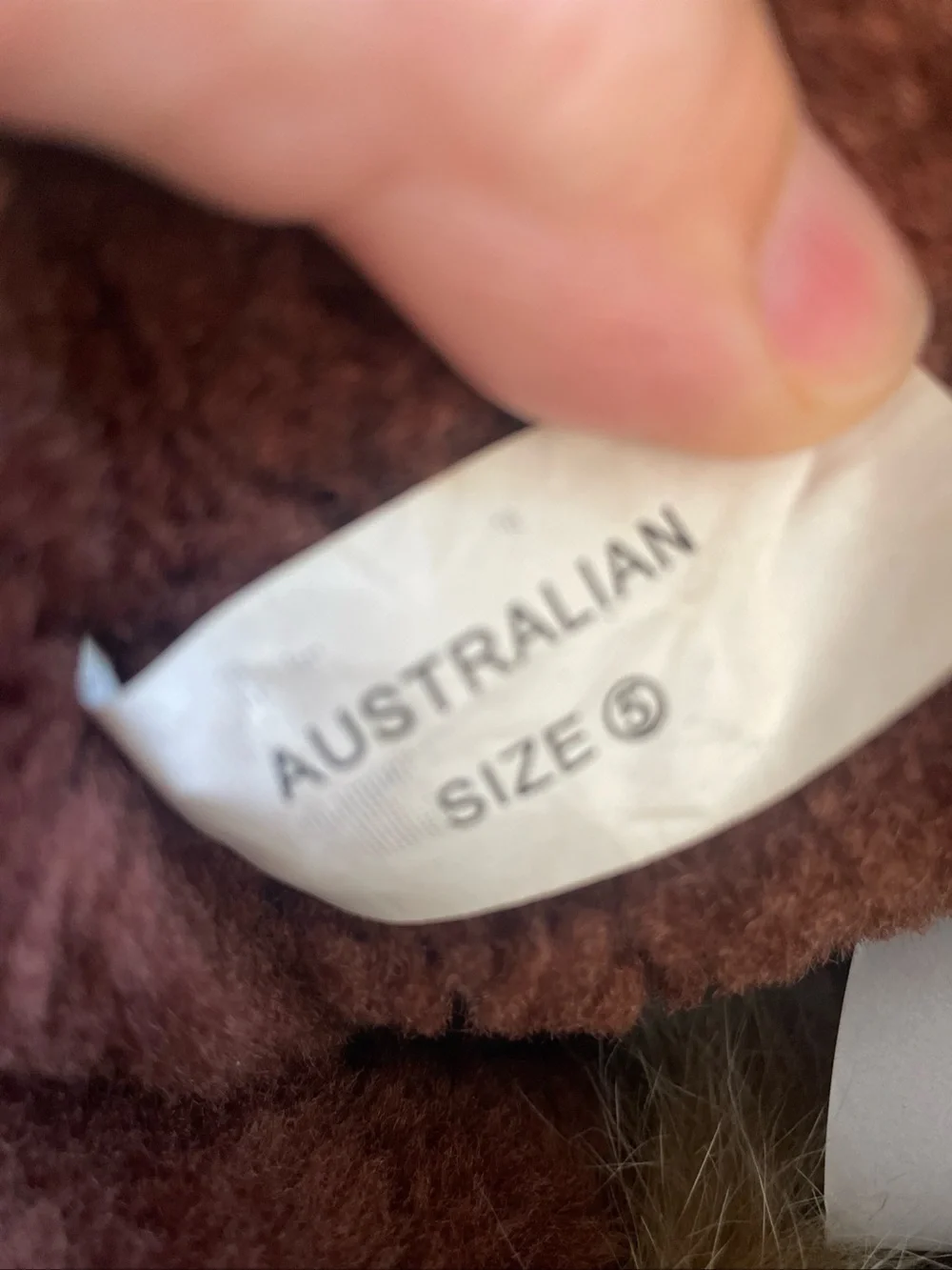 Love Collective Australia Tall Sheepskin Fur Trim Lined Boots Women’s Brown AU 5